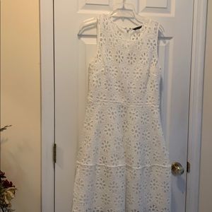 Tommy Hilfiger white eyelet dress size 10